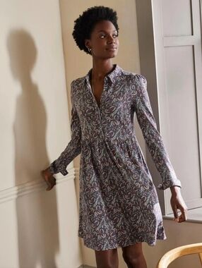 BODEN Alma Jersey Shirt Dress